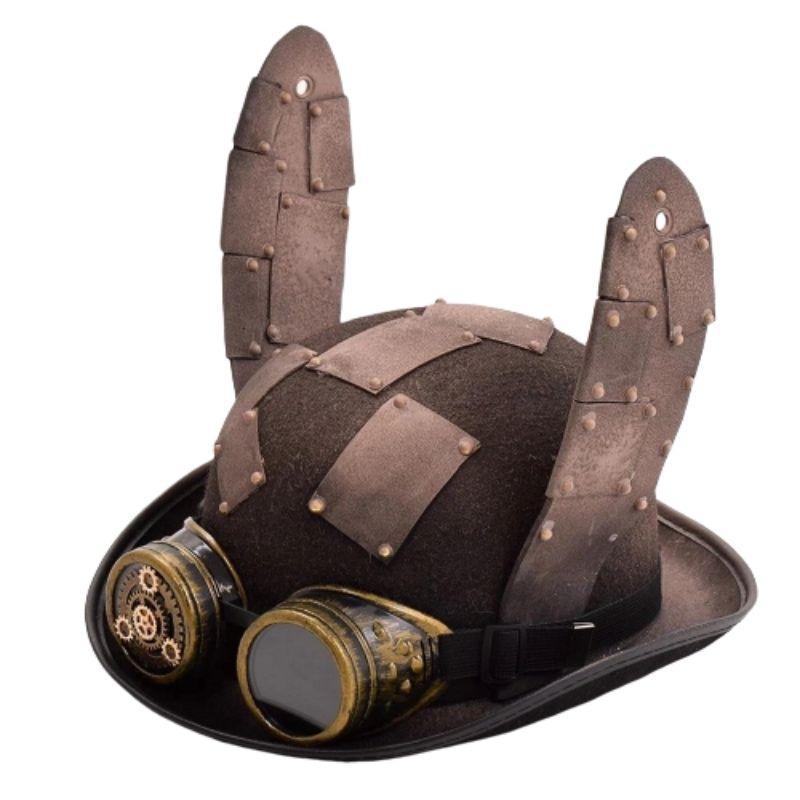 Chapeau steampunk à oreille de lapin