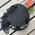 Chapeau steampunk agrémenté de dentelle