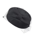 Chapeau steampunk agrémenté d’une voilette