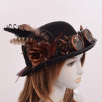 Chapeau steampunk au format melon