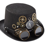 Chapeau steampunk avec mécanismes