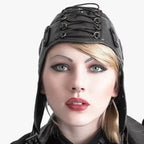 Chapeau steampunk de style aviateur