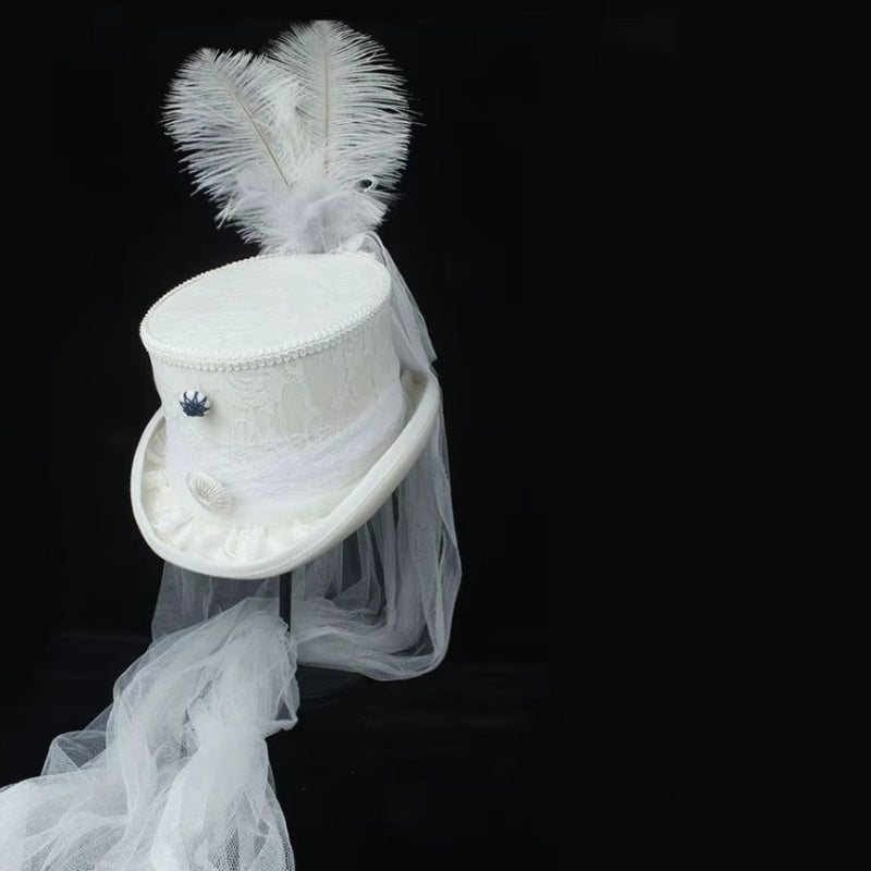 Chapeau steampunk destiné à une mariée
