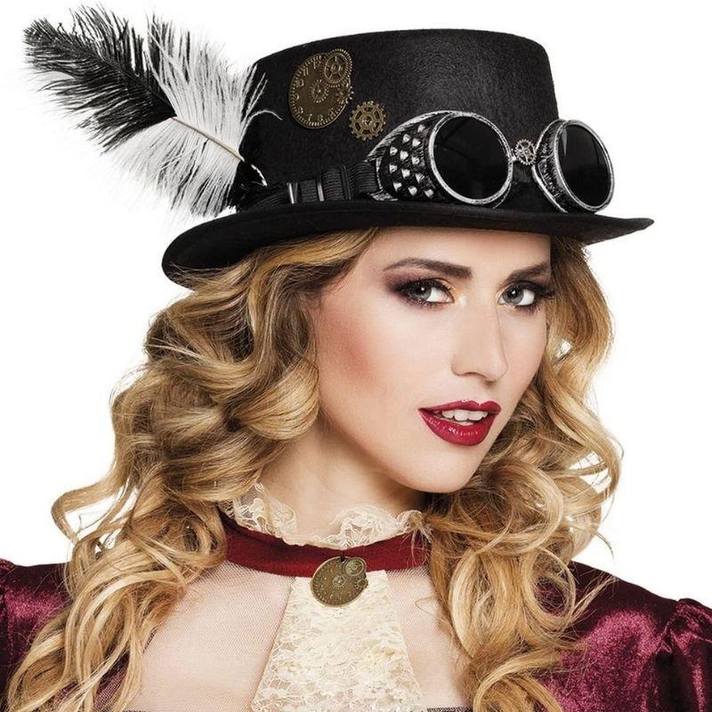 Chapeau steampunk destiné au déguisement