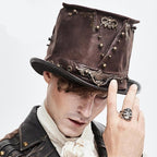 Chapeau steampunk d’inspiration gothique