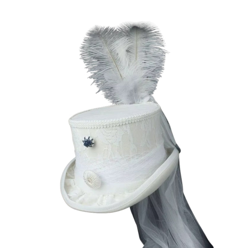 Chapeau steampunk pour mariée