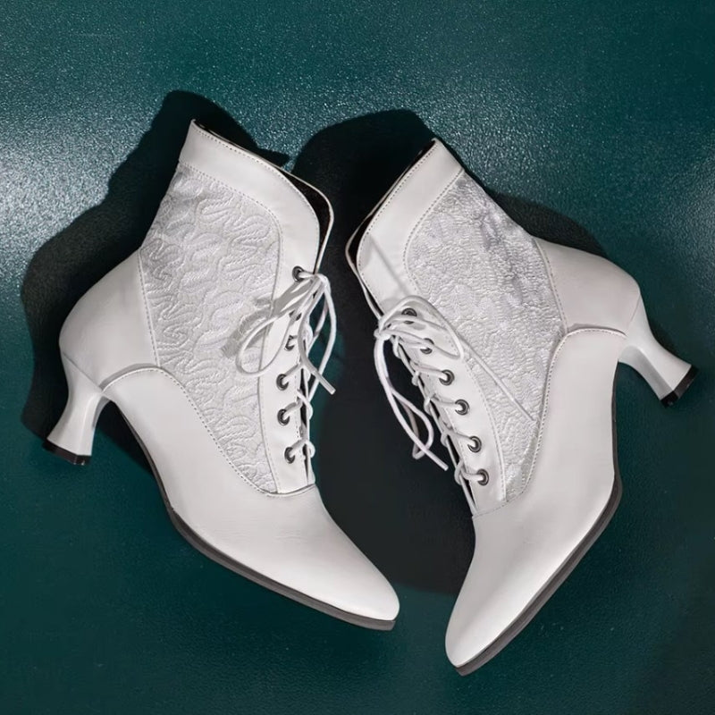 Chaussures édouardiennes montantes de style steampunk