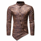Chemise à asymétrie pour homme