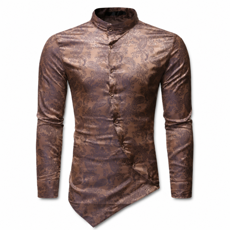 Chemise à asymétrie pour homme