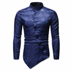 Chemise à forme asymétrique pour homme