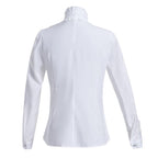 Chemise à jabot blanche de style victorien