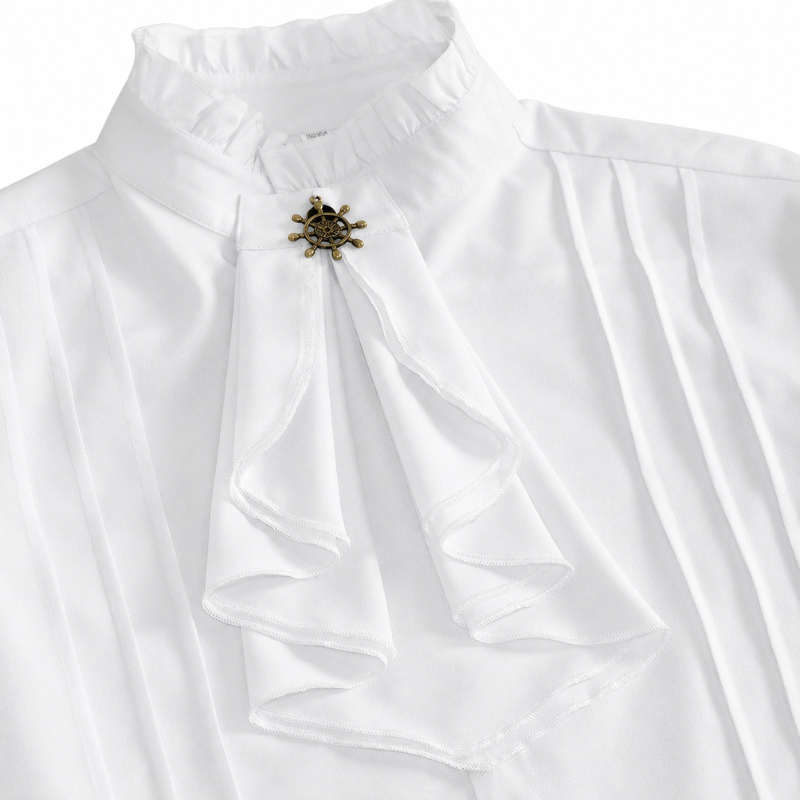 Chemise à jabot steampunk homme