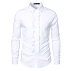 Chemise à volant destinée aux hommes