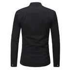 Chemise à volant masculine