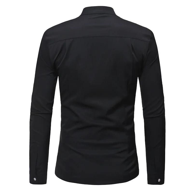Chemise à volant masculine