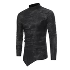 Chemise asymétrique destinée aux hommes