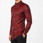 Chemise asymétrique pour la gent masculine