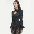 Chemise avec col ouvert au style steampunk