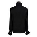 Chemise avec jabot noir pour homme