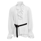 Chemise blanche steampunk pour homme