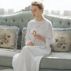 Chemise de nuit d'inspiration victorienne