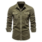 Chemise en velours à côtes pour homme
