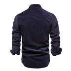 Chemise en velours côtelé pour homme