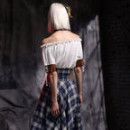 Chemise épaules nues d'inspiration steampunk