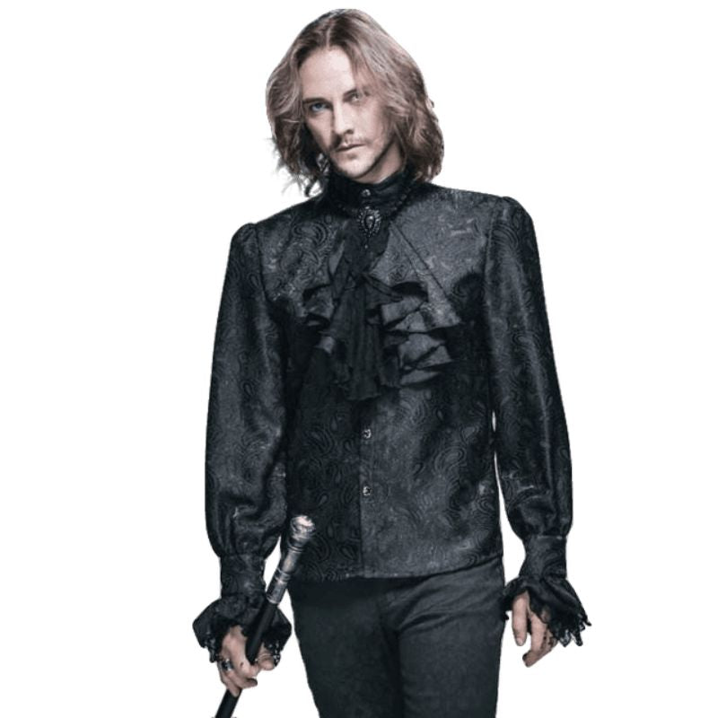 Chemise gothique aristocrate pour homme