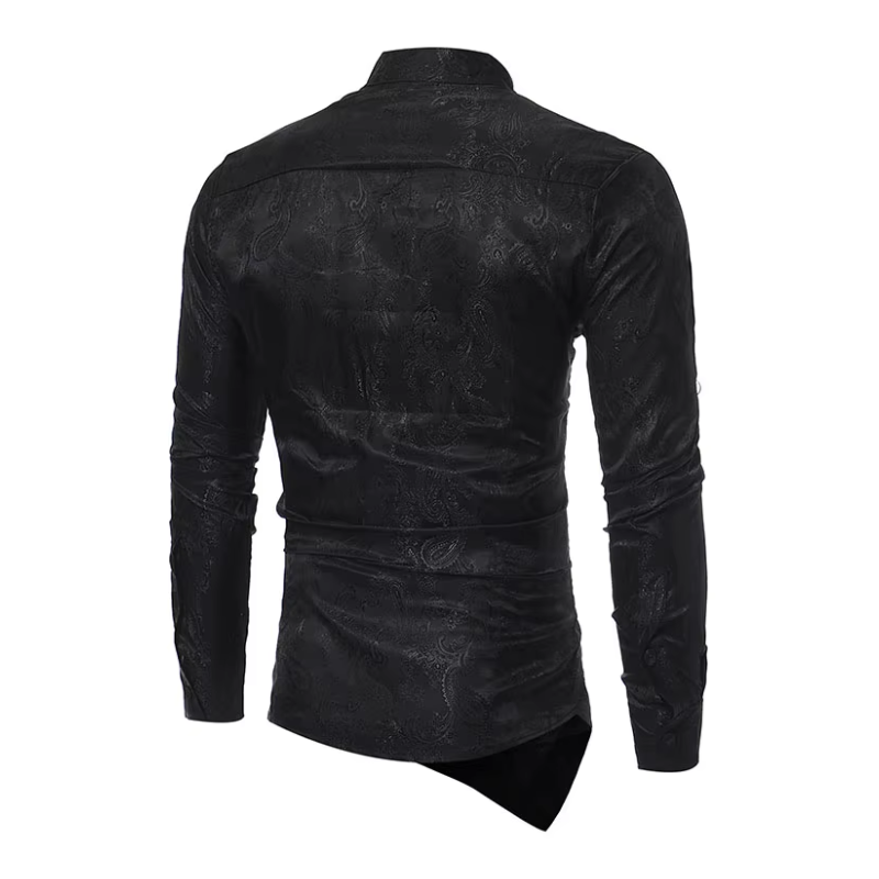 Chemise homme au design asymétrique