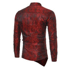 Chemise homme avec coupe asymétrique