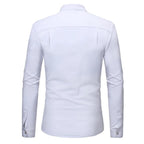 Chemise masculine à volant