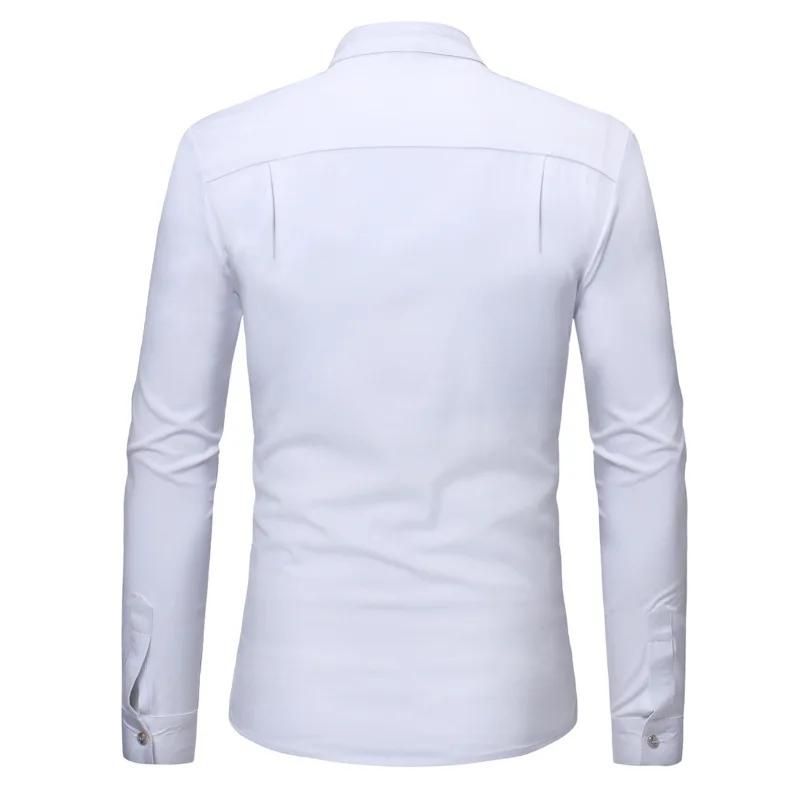 Chemise masculine à volant