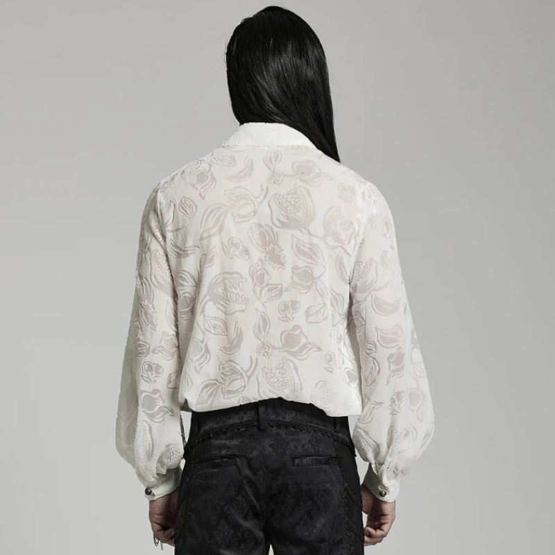 Chemise masculine de pirate