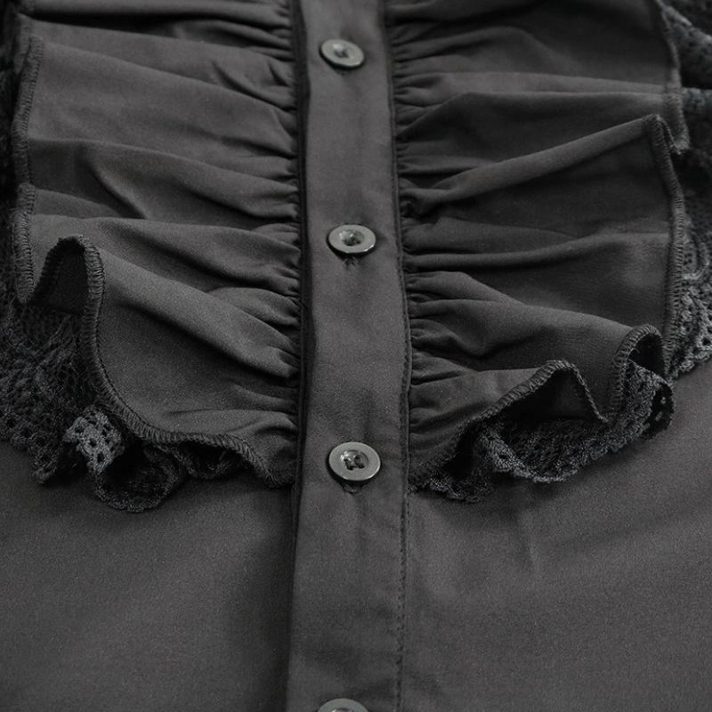 Chemise masculine gothique