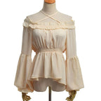Chemise médiévale femme à manches évasées