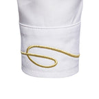 Chemise munie d’un boutonnage asymétrique