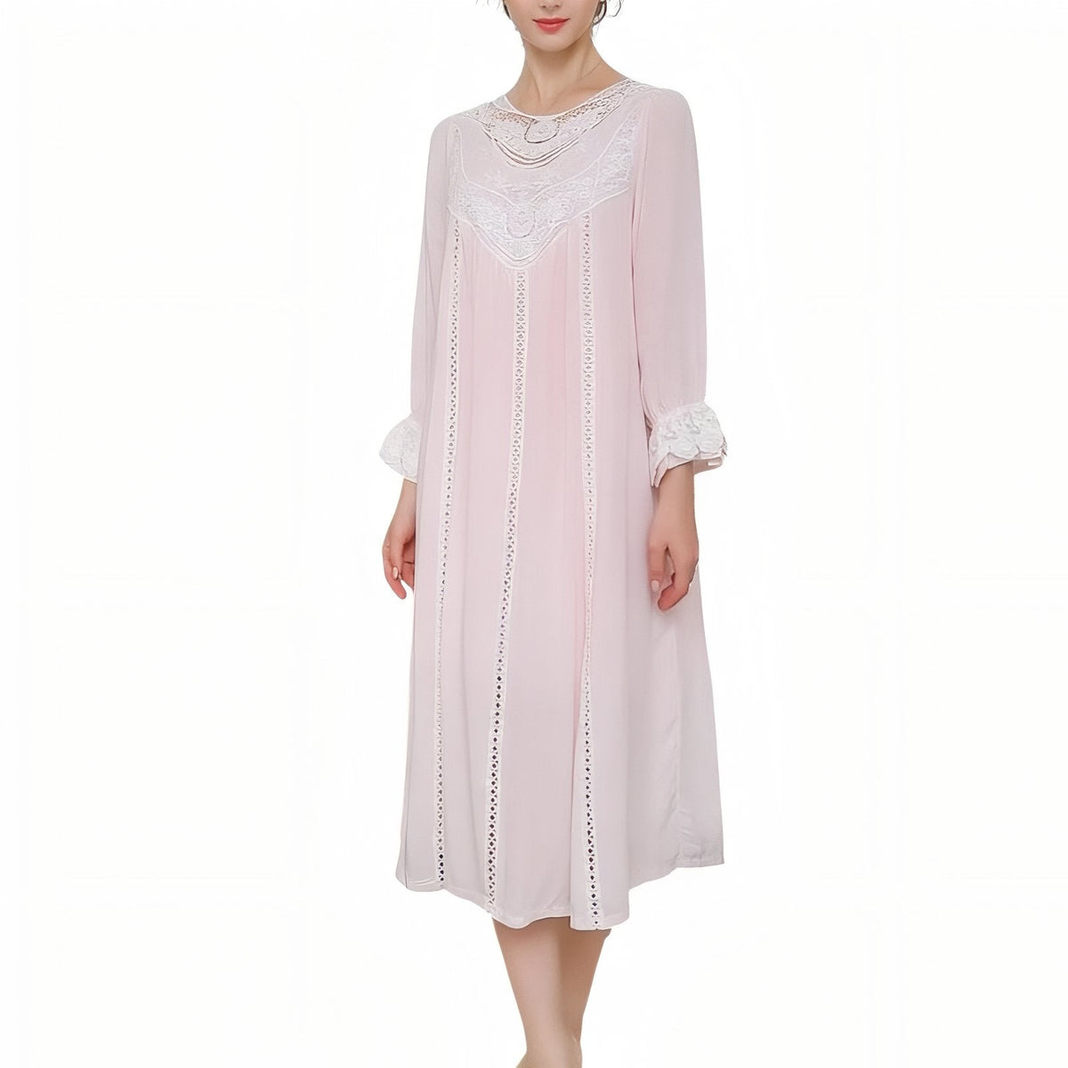 Chemise nocturne de style victorien