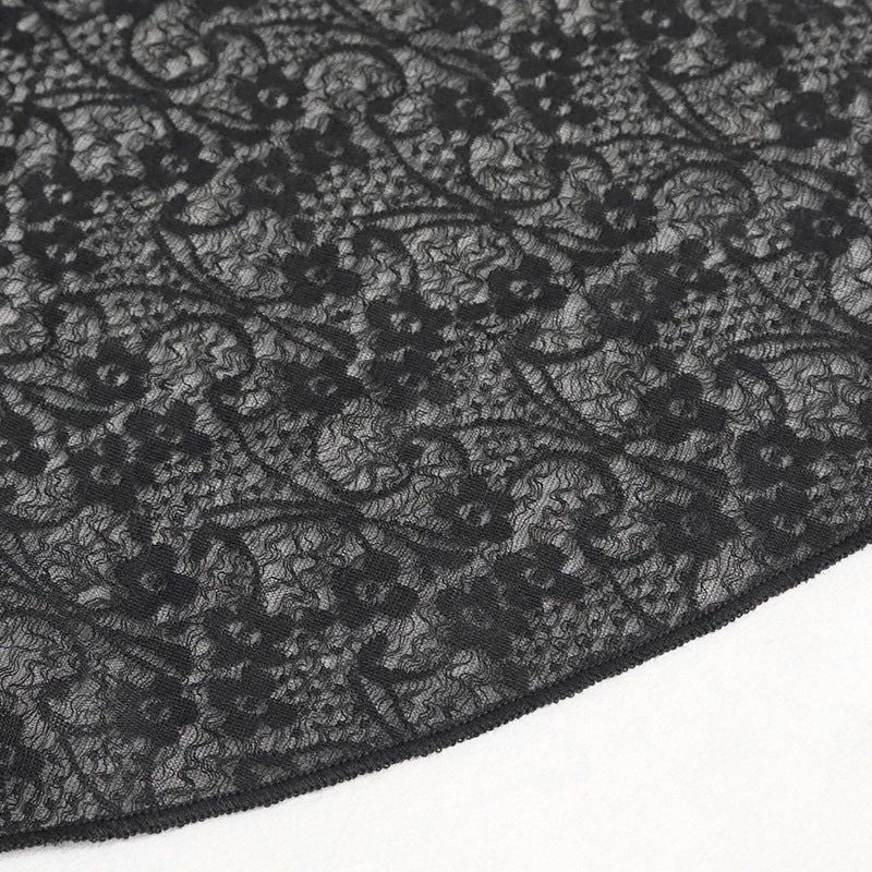 Chemise pour femme à jabot gothique