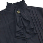 Chemise pour homme à col jabot victorien