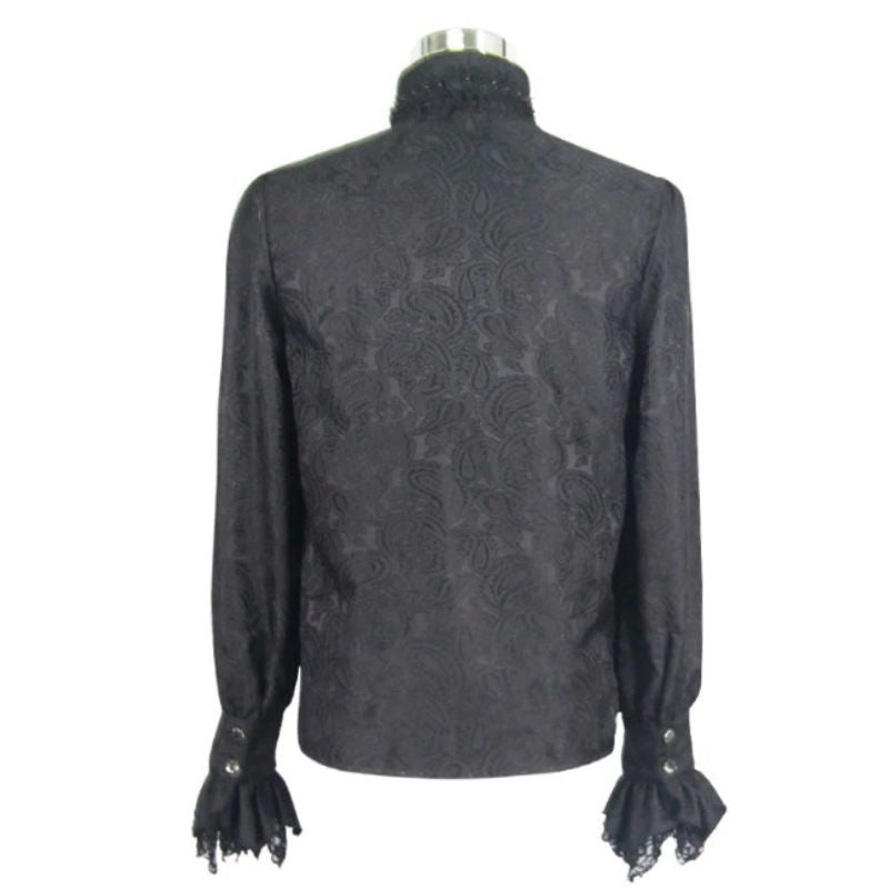 Chemise pour homme au style gothique aristocratique