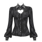 Chemise steampunk à col ouvert