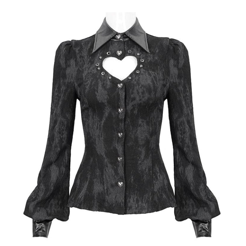 Chemise steampunk à col ouvert