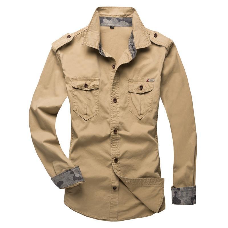Chemise steampunk à épaulettes pour homme