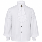 Chemise steampunk à jabot pour homme