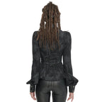Chemise steampunk avec col ouvert