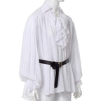Chemise steampunk homme de couleur blanche