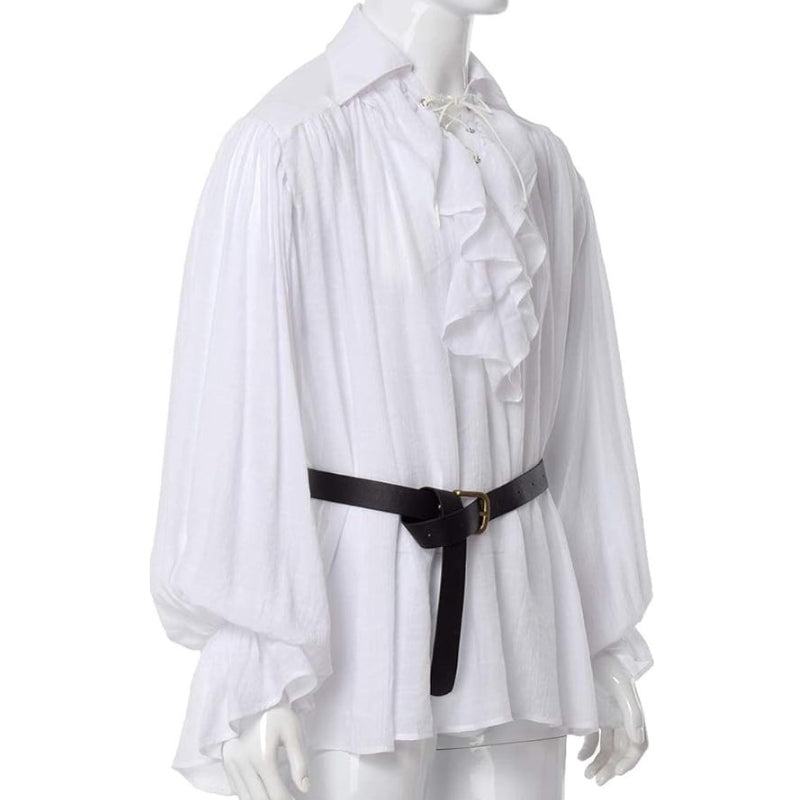Chemise steampunk homme de couleur blanche