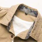 Chemise steampunk masculine dotée d'épaulettes