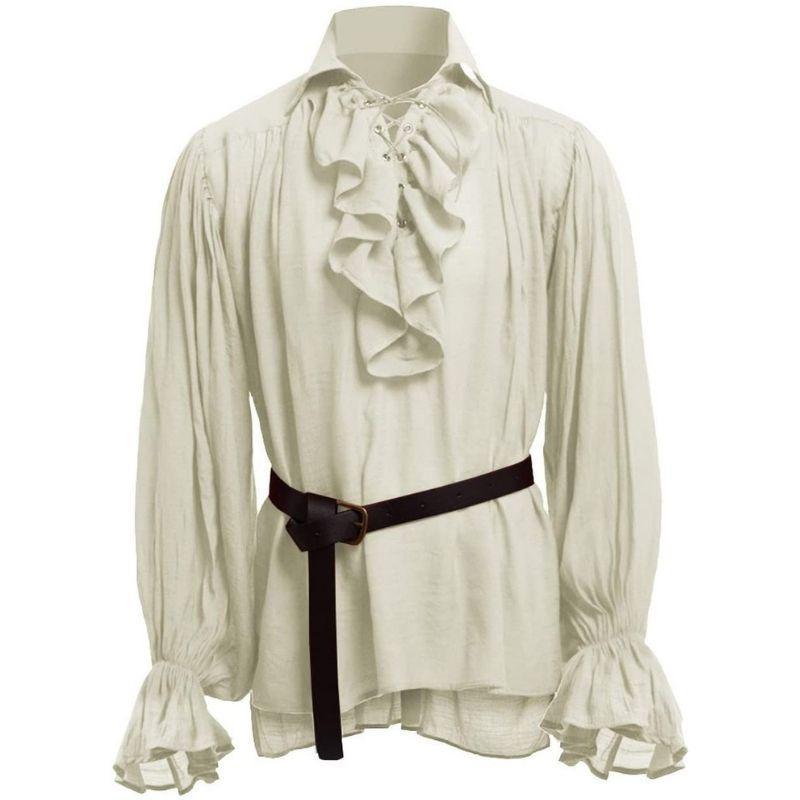 Chemise steampunk médiévale pour homme